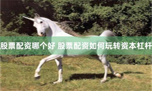 股票配资哪个好 股票配资如何玩转资本杠杆